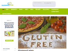 Tablet Screenshot of glutenvrij-eten.nl